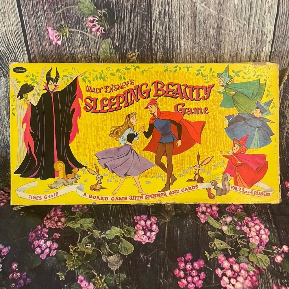 VHTF Antique 1958 Whitman x Walt Disney Sleeping Beauty Board Game